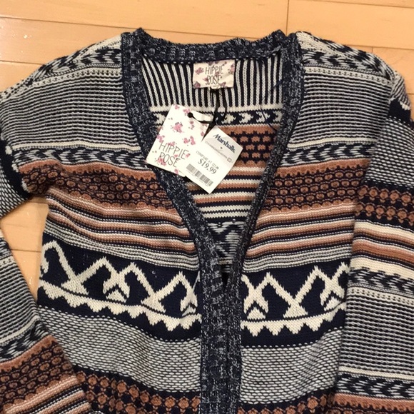 NWT Hippie Rose long cardigan sweater - size S - Picture 2 of 9